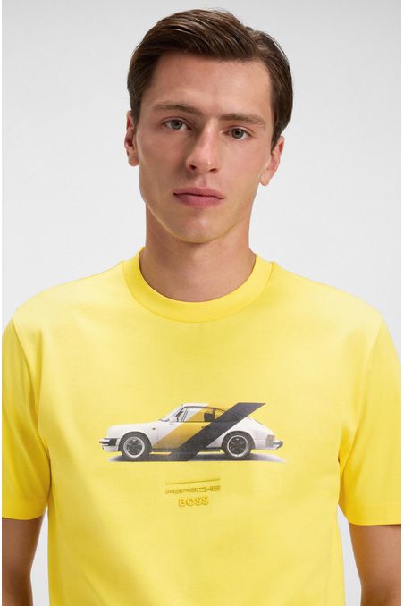 POLERA DE ALGODÓN PIQUÉ CON DETALLE PREMIUM HOMBRE