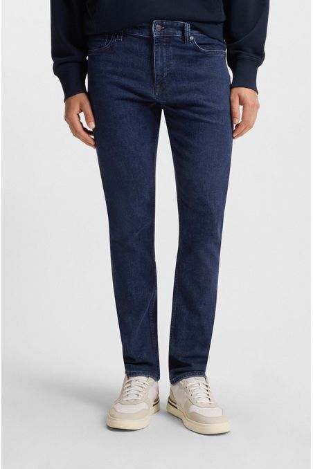 JEAN SLIM FIT DE DENIM PREMIUM CON DETALLE PREMIUM HOMBRE