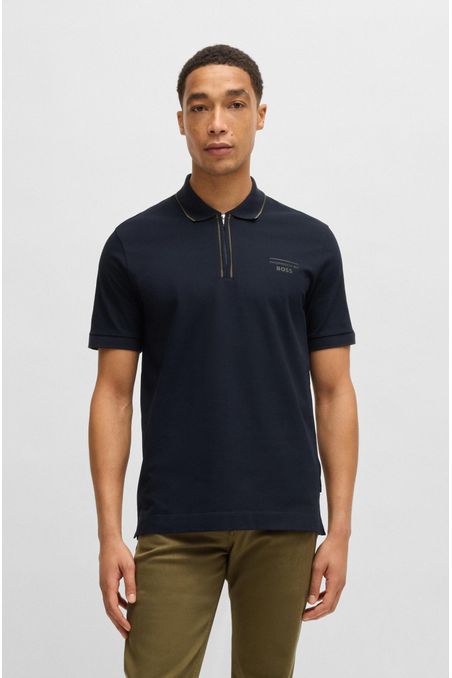 POLO DE ALGODÓN PIQUÉ CON DISEÑO EXCLUSIVO HOMBRE