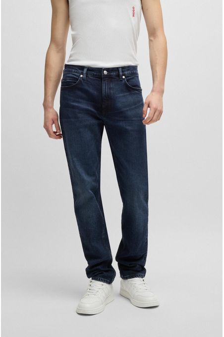 JEAN SLIM FIT DE DENIM PREMIUM CON DETALLE PREMIUM HOMBRE