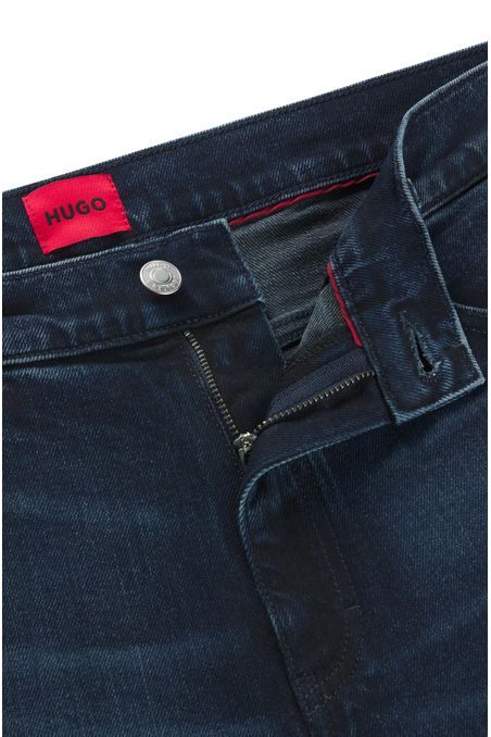 JEAN SLIM FIT DE DENIM PREMIUM CON DETALLE PREMIUM HOMBRE