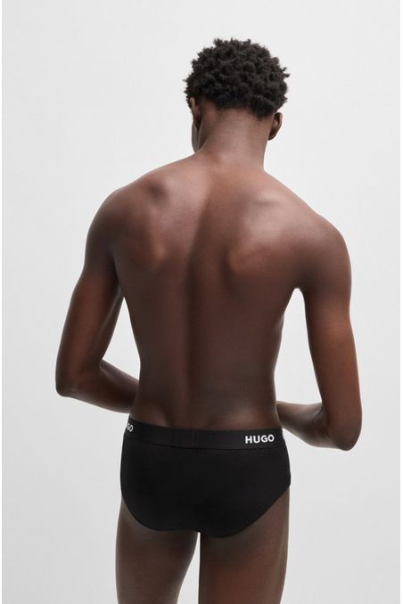 PAQUETE DE 3 CALZONCILLOS EN ALGODÓN CON LOGOS HOMBRE