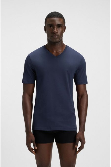 PAQUETE DE 3 POLOS INTERIORES DE PUNTO DE ALGODÓN HOMBRE