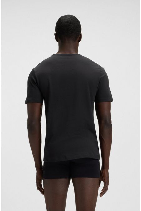 PAQUETE DE 3 POLOS INTERIORES DE PUNTO DE ALGODÓN HOMBRE