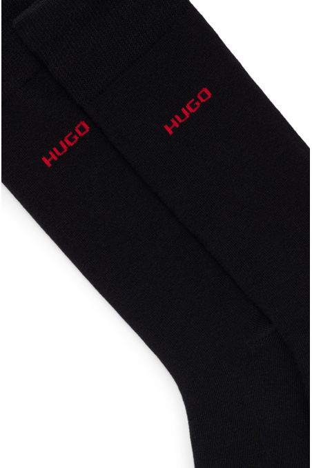 PAQUETE DE 2 PARES DE MEDIAS DE LARGO NORMAL HOMBRE Negro 50468099001