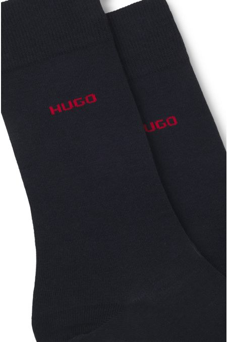 PAQUETE DE 2 PARES DE MEDIAS DE LARGO NORMAL HOMBRE Azul oscuro 50468099401