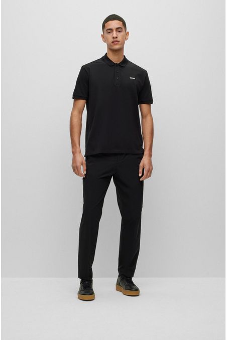 POLO DE PIQUÉ REGULAR FIT DE ALGODÓN CON LOGO ESTAMPADO HOMBRE