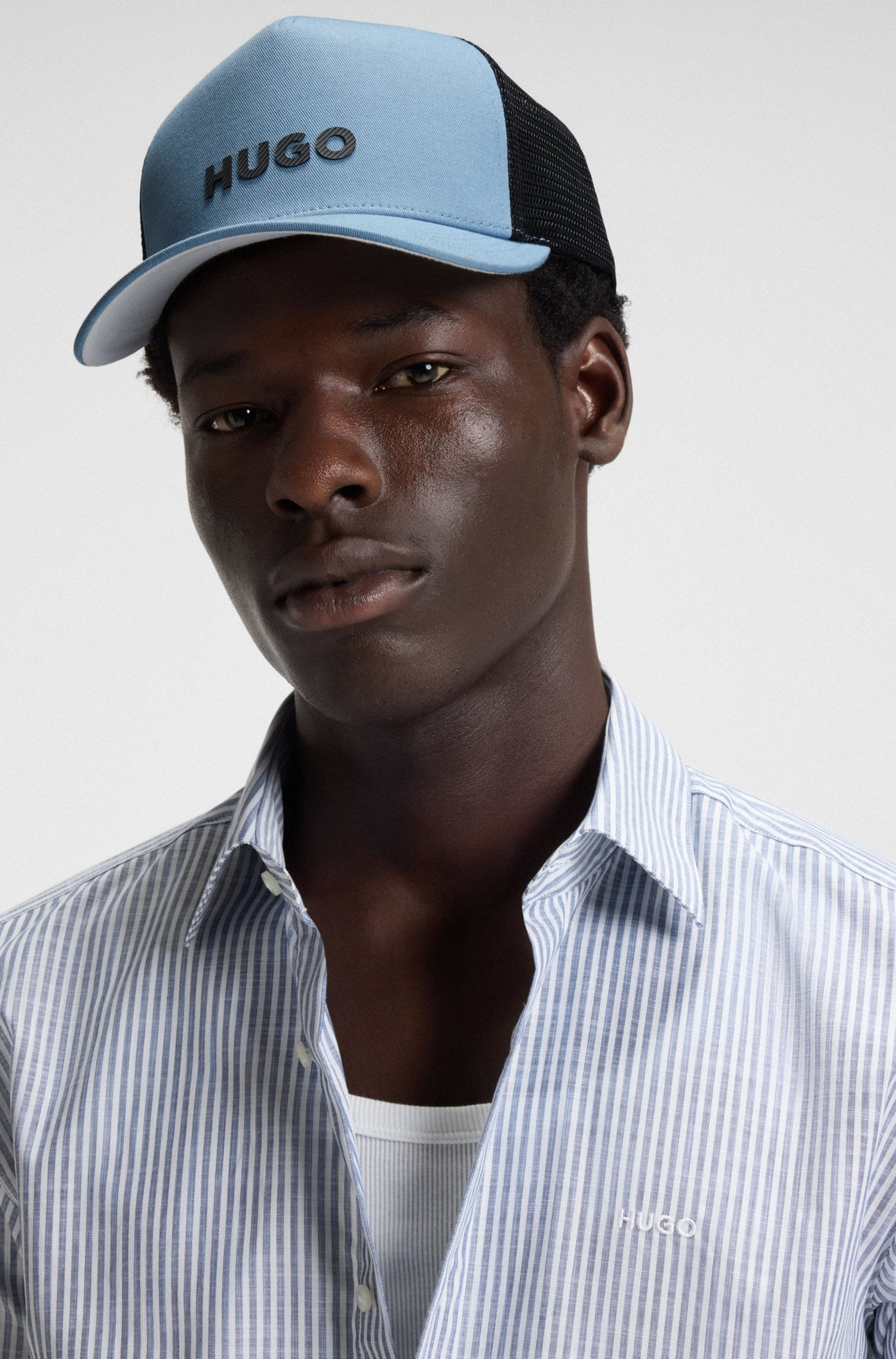 GORRA HUGO DE SARGA DE ALGODÓN CON LOGO GORRA HOMBRE