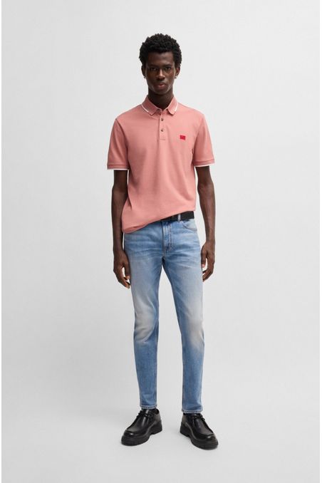 JEANS EXTRA SLIM FIT EN UN CÓMODO DENIM ELÁSTICO AZUL CLARO JEANS EXTRA-SLIM FIT HOMBRE