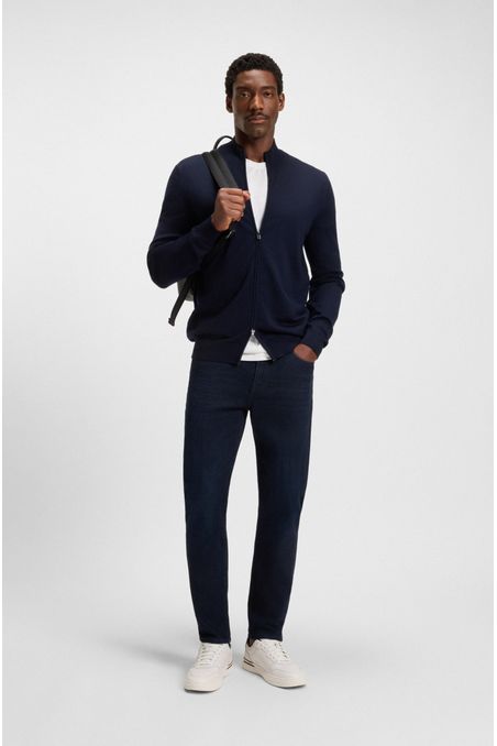 JEANS MAINE REGULAR FIT DE DENIM AZUL OSCURO JEANS REGULAR FIT HOMBRE