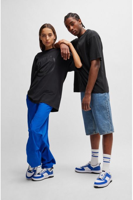 POLO OVERSIZE FIT DE ALGODÓN CON LOGO DE LA NUEVA TEMPORADA PLAYERA OVERSIZE FIT MUJER