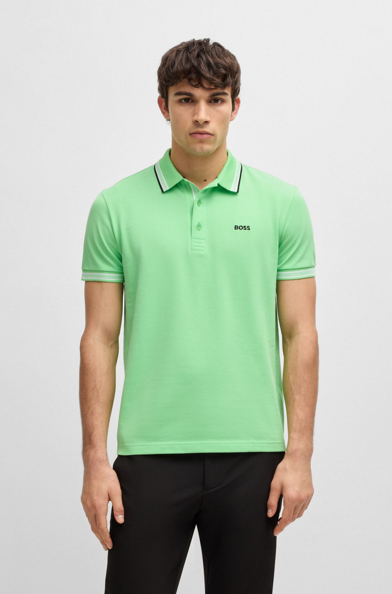 POLO PADDY DE PIQUÉ DE ALGODÓN POLO REGULAR FIT HOMBRE