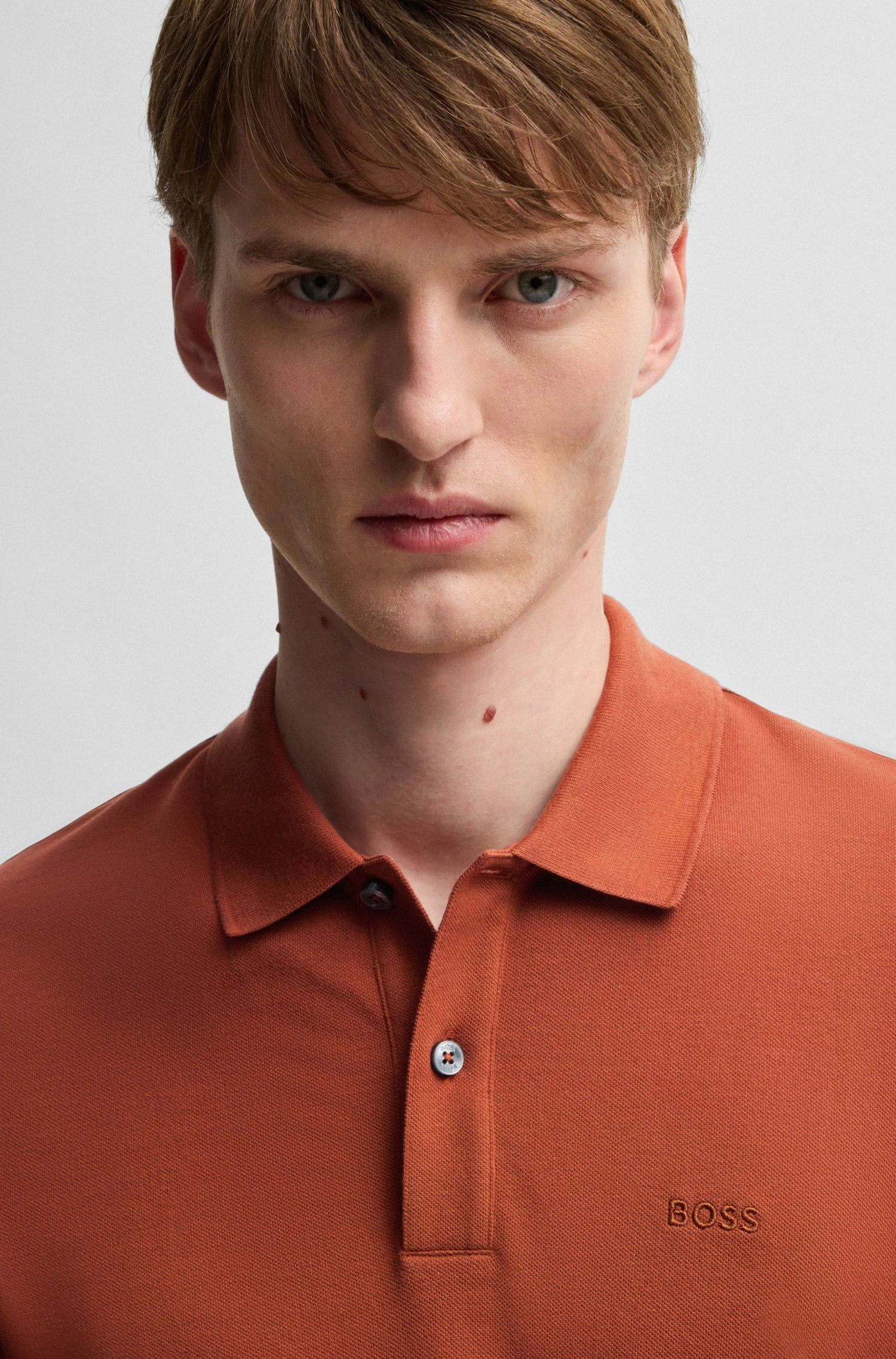 POLO PALLAS DE PIQUÉ DE ALGODÓN CON DETALLE DE LOGOTIPO POLO REGULAR FIT HOMBRE