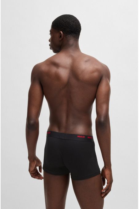 PAQUETE DE CINCO BÓXER CORTO DE ALGODÓN ELÁSTICO